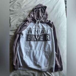 Women White and blush pink Hoodie